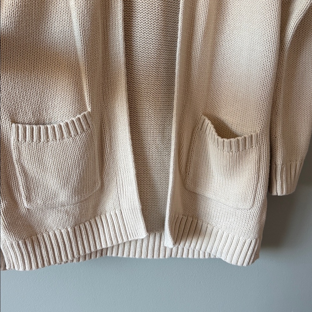 Gap Cream 100% Cotton Cardigan - Size S - Picture 3 of 5